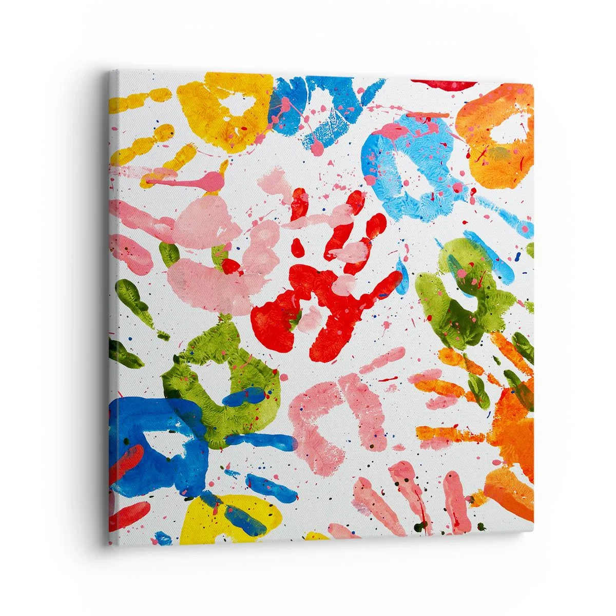 Quadro em tela - Siga os passos - 30x30 cm