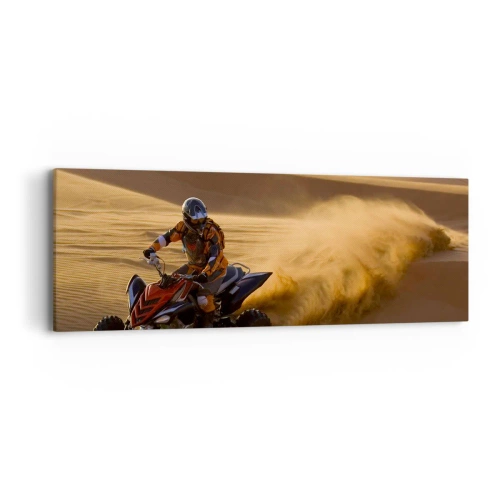 Quadro em tela - Nas ondas de areia - 90x30 cm