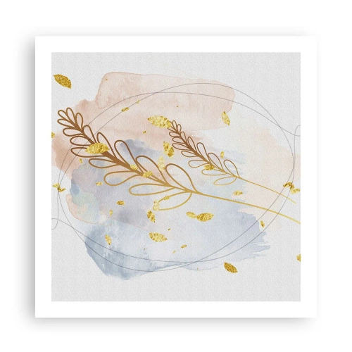 Pôster - Explosão dourada - 60x60 cm