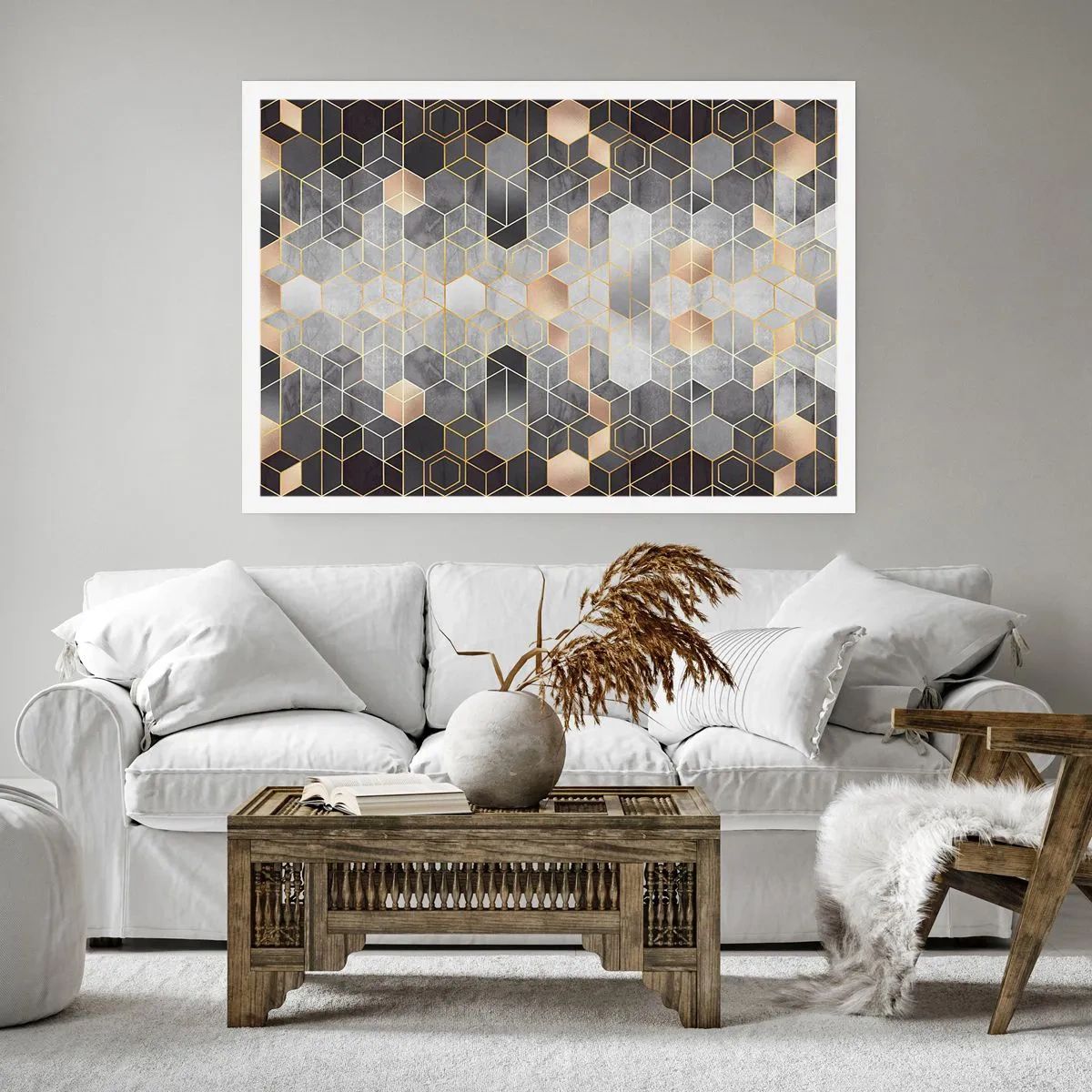 Pôster - Composição do diamante - 70x50 cm