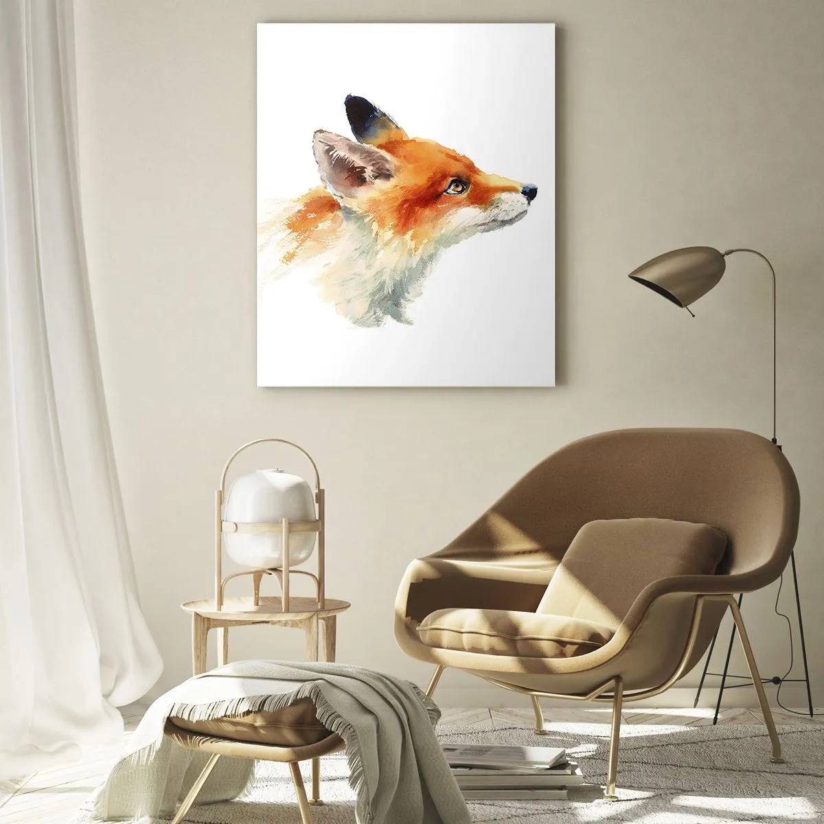 Quadro em vidro - Nunca é demais ter cuidado - 50x70 cm