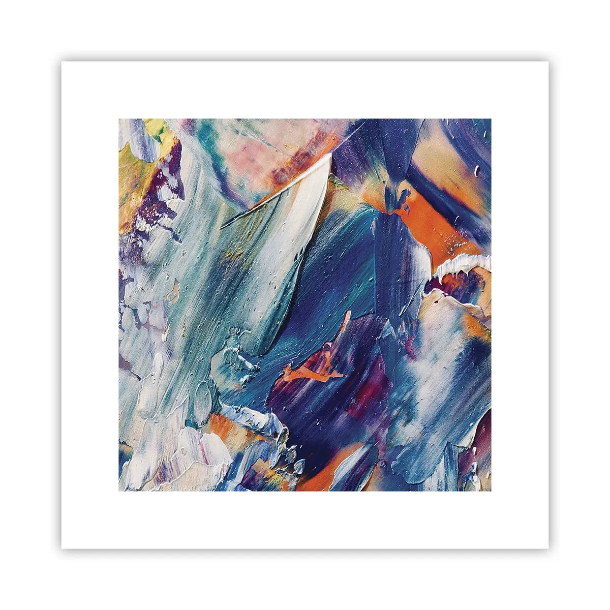 Pôster - Confusão de cores - 30x30 cm