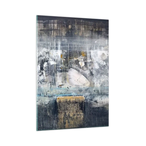 Quadro em vidro - Pelo gelo ou pelo torrão de terra - 50x70 cm