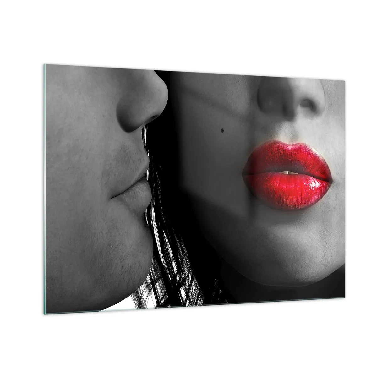 Quadro em vidro - Cara a cara  - 100x70 cm