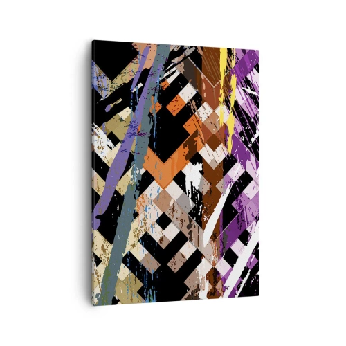 Quadro em tela - Ao quadrado - 50x70 cm