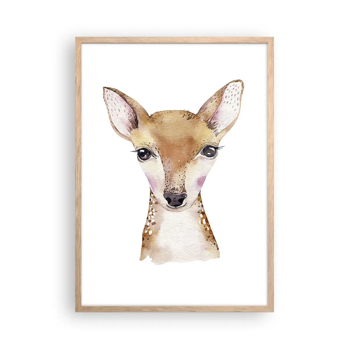 Pôster com moldura de carvalho claro - A Natureza da Inocência - 50x70 cm