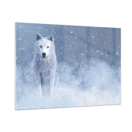 Quadro em vidro - No espírito de inverno - 100x70 cm