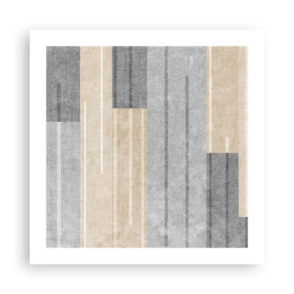 Pôster - Composição: mantenha vertical - 50x50 cm