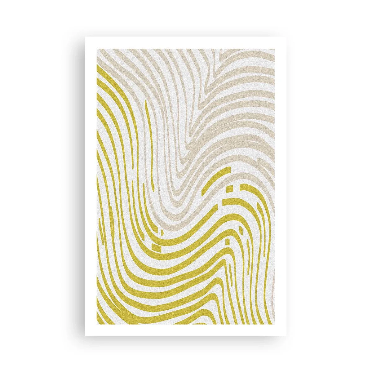 Pôster - Uma composição com uma curvatura suave - 61x91 cm