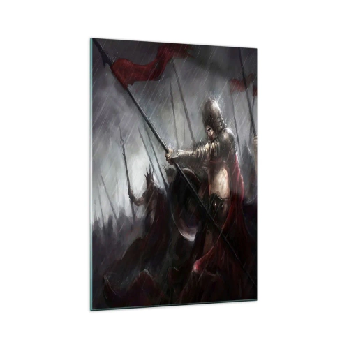 Quadro em vidro - Viajante, vá e diga a Esparta... - 70x100 cm