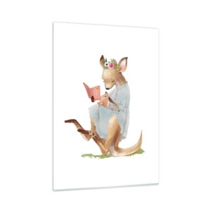 Quadro em vidro - Leia para mim, mamãe - 50x70 cm