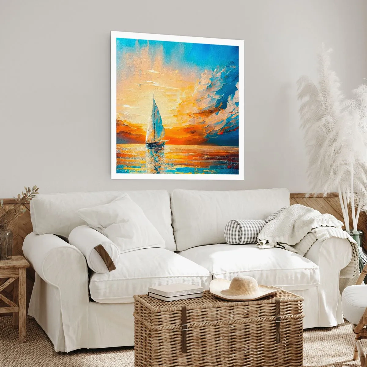 Pôster - Balsa em ouro - 60x60 cm
