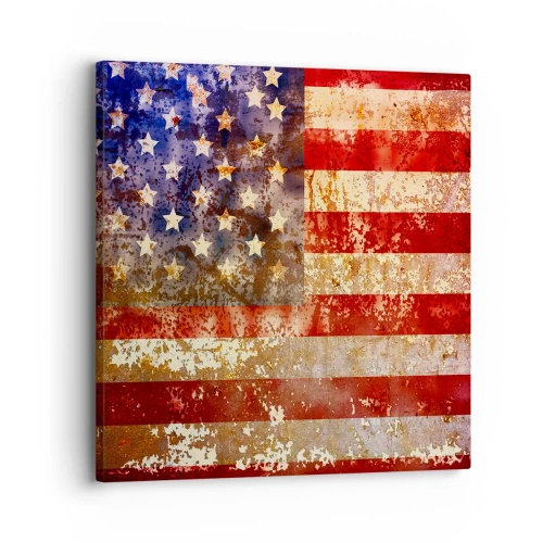 Quadro em tela - A glória não será esquecida - 30x30 cm