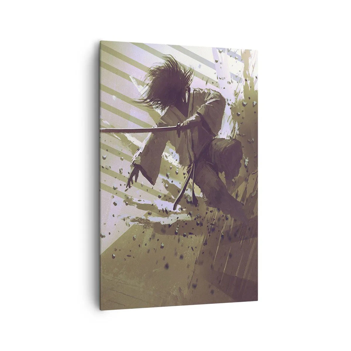 Quadro em tela - Você também pode ser um samurai - 80x120 cm