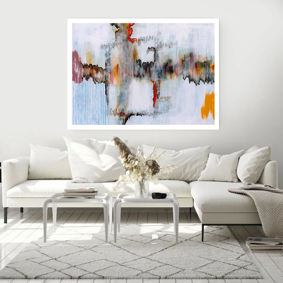 Pôster - Com um palito na água - 100x70 cm