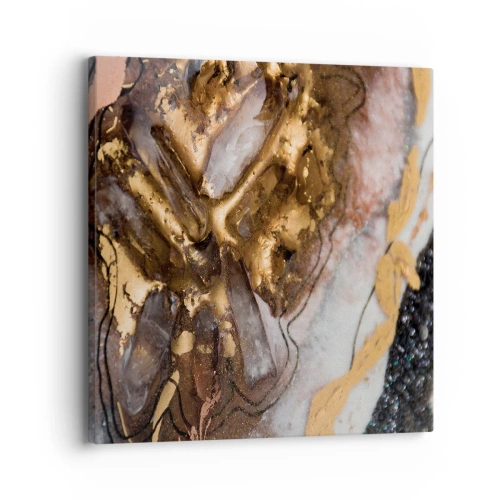 Quadro em tela - O elemento terra - 30x30 cm