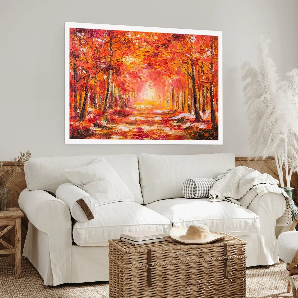 Pôster - Floresta de cobre - 91x61 cm