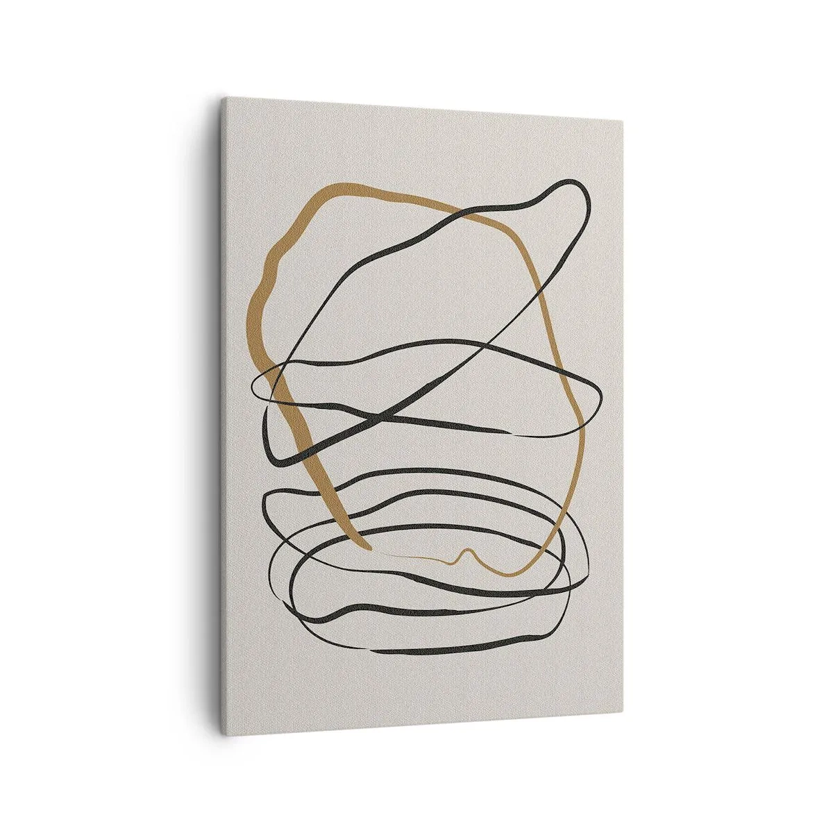Quadro em tela - Composição – dança em loop - 50x70 cm