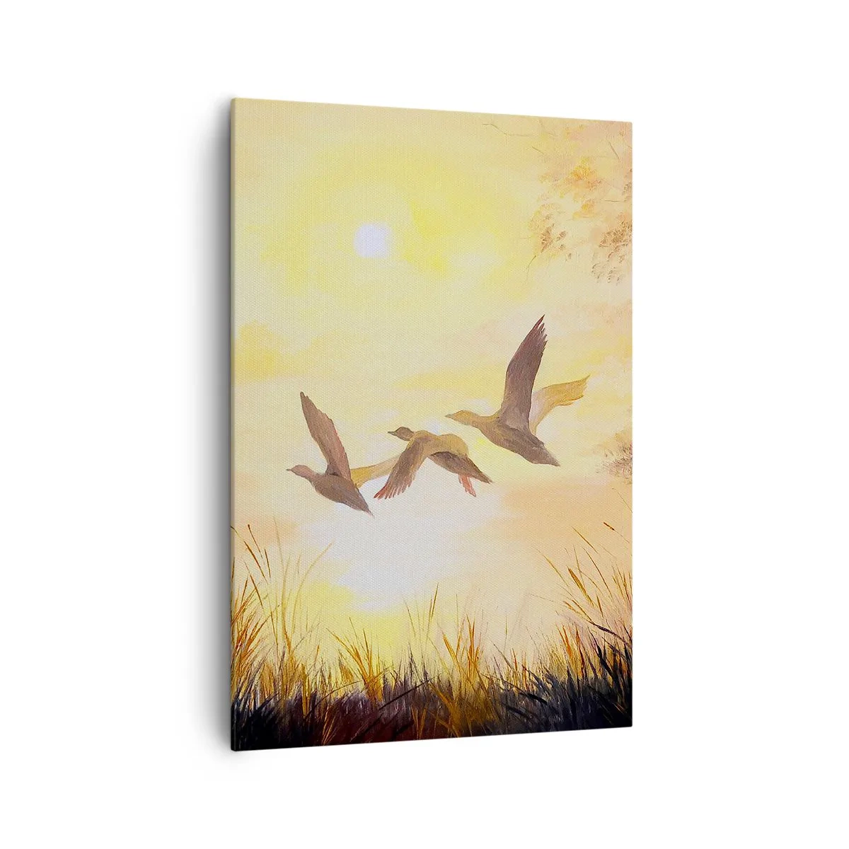 Quadro em tela - O início de uma longa viagem - 70x100 cm