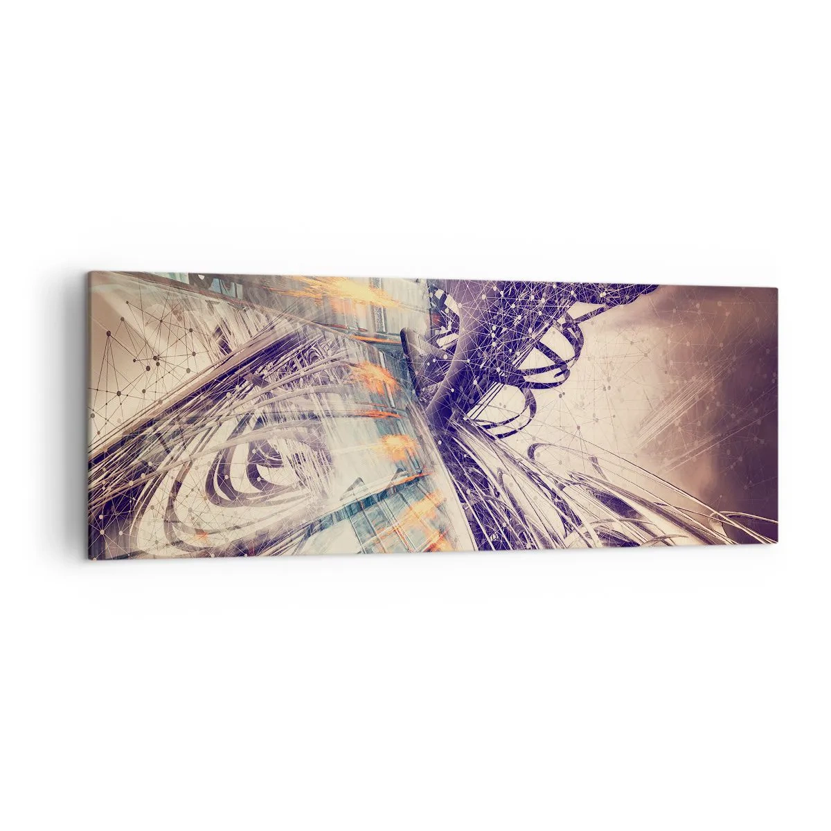 Quadro em tela - Com muita pressa - 140x50 cm