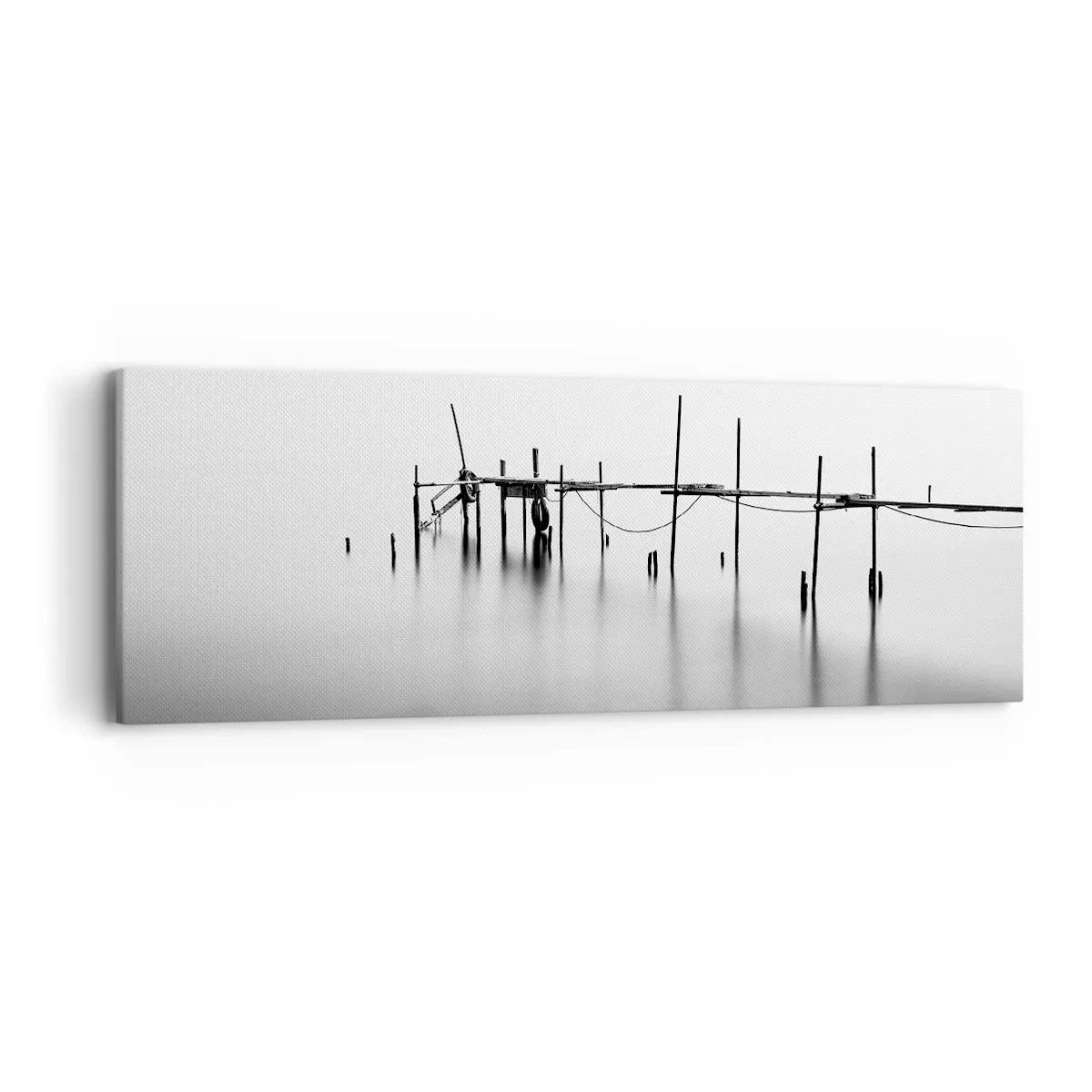 Quadro em tela - E se o mundo não existe? - 90x30 cm