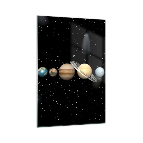 Quadro em vidro - E os planetas estão a enlouquecer... - 70x100 cm