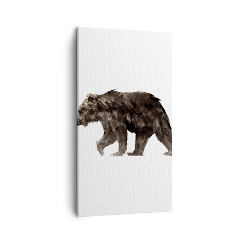 Quadro em tela - Eu sempre uso couro de verdade! - 45x80 cm