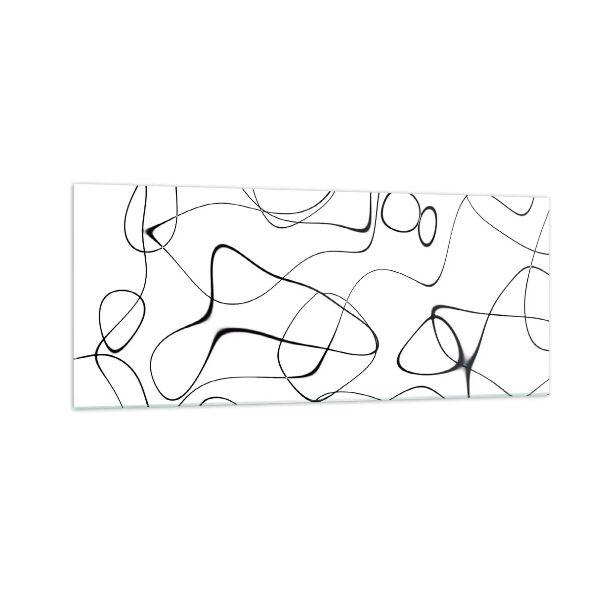 Quadro em vidro - Os caminhos da vida, as vicissitudes do destino - 100x40 cm