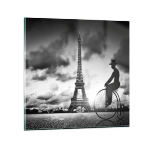Quadro em vidro - Saudades da Belle Époque - 30x30 cm