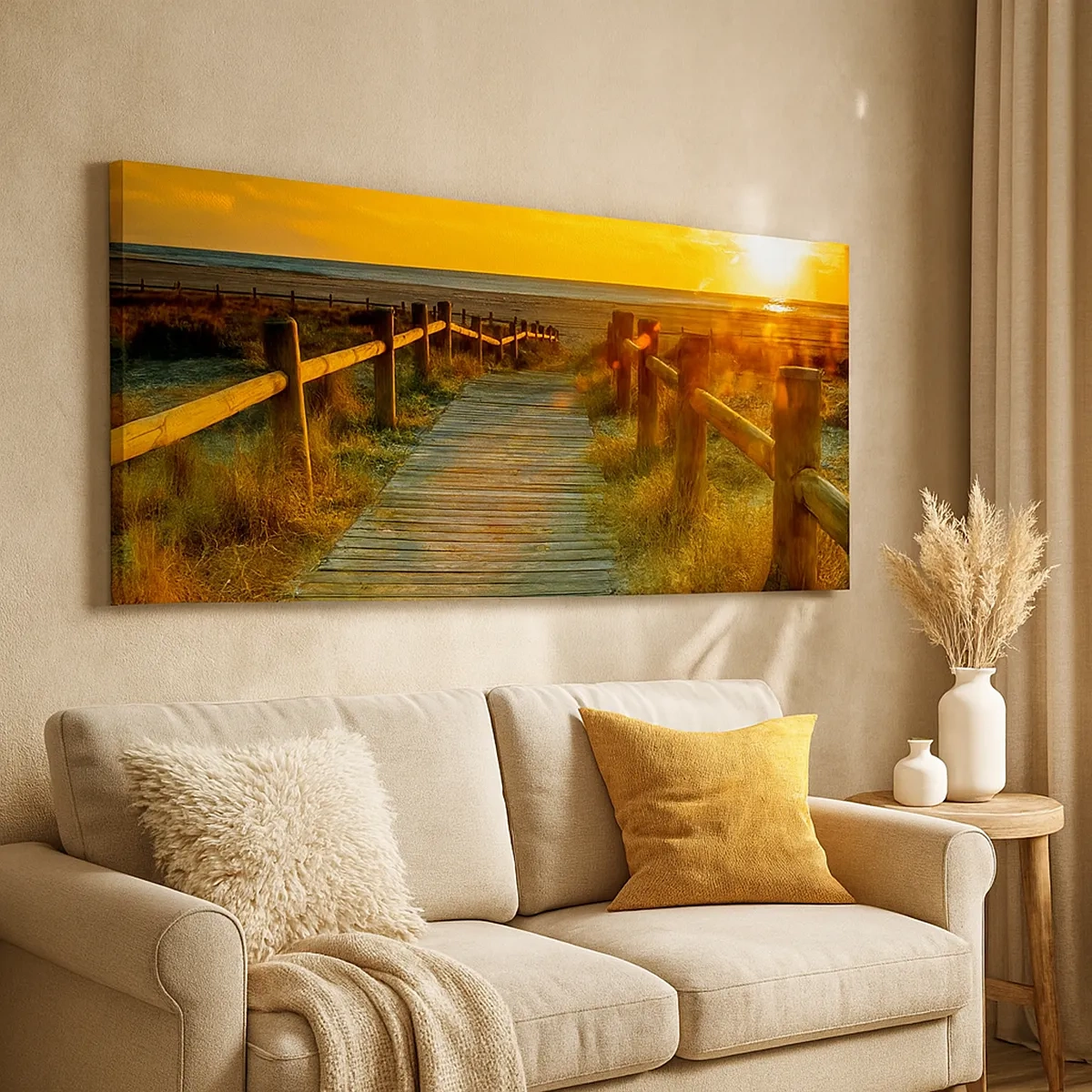 Quadro em tela - Banhado em ouro antigo - 30x30 cm