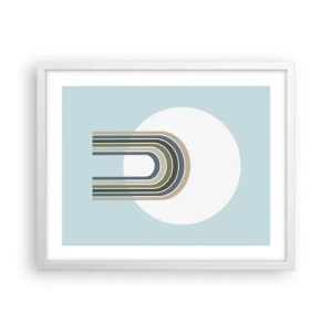 Pôster em moldura branca - Atração irresistível - 50x40 cm