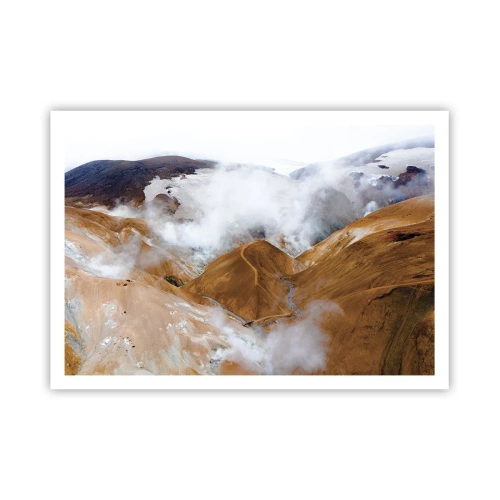 Pôster - A beleza crua da Islândia - 100x70 cm