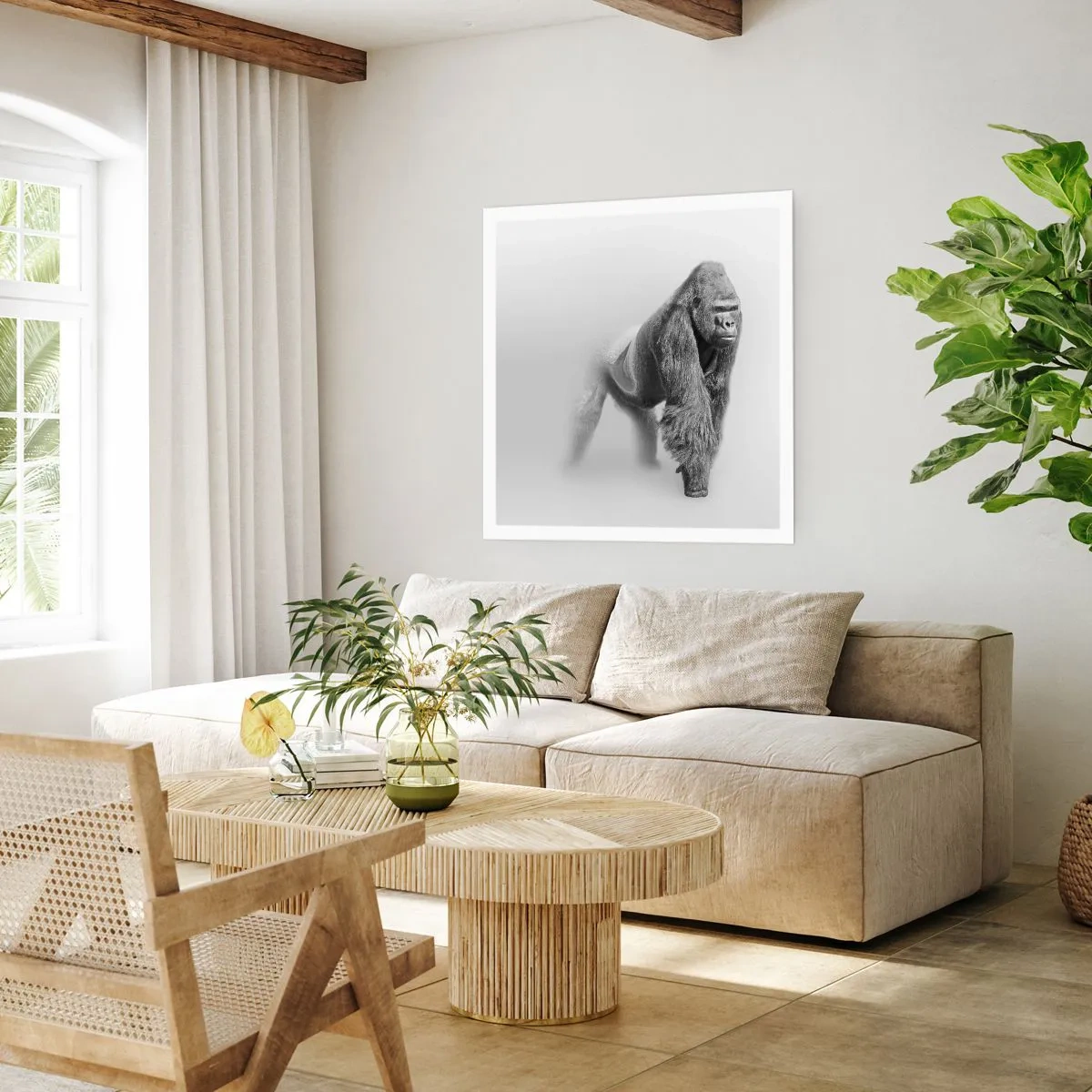 Pôster - Confiante na sua força - 50x50 cm