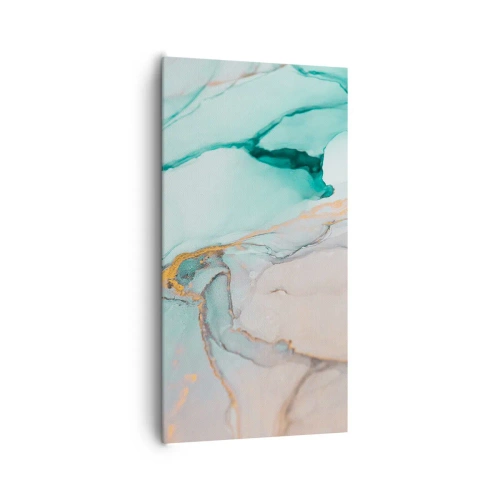 Quadro em tela - Dança das formas e cores - 65x120 cm