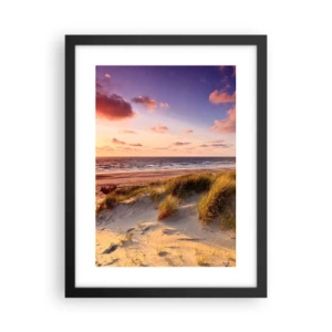 Pôster com moldura preta - Ar com cheiro de verão - 30x40 cm