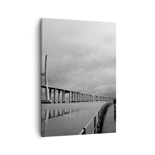 Quadro em tela - Cada um com o que merece - 50x70 cm