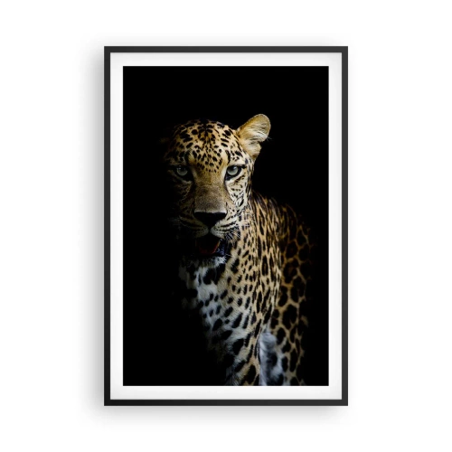 Pôster com moldura preta - Beleza escura - 61x91 cm