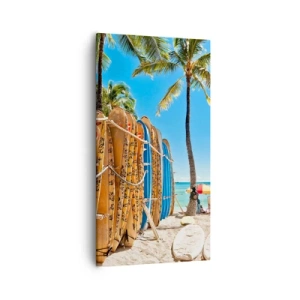 Quadro em tela - Diversão ensolarada - 55x100 cm