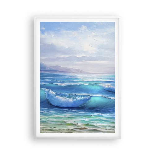 Pôster em moldura branca - Conforta e consola - 70x100 cm