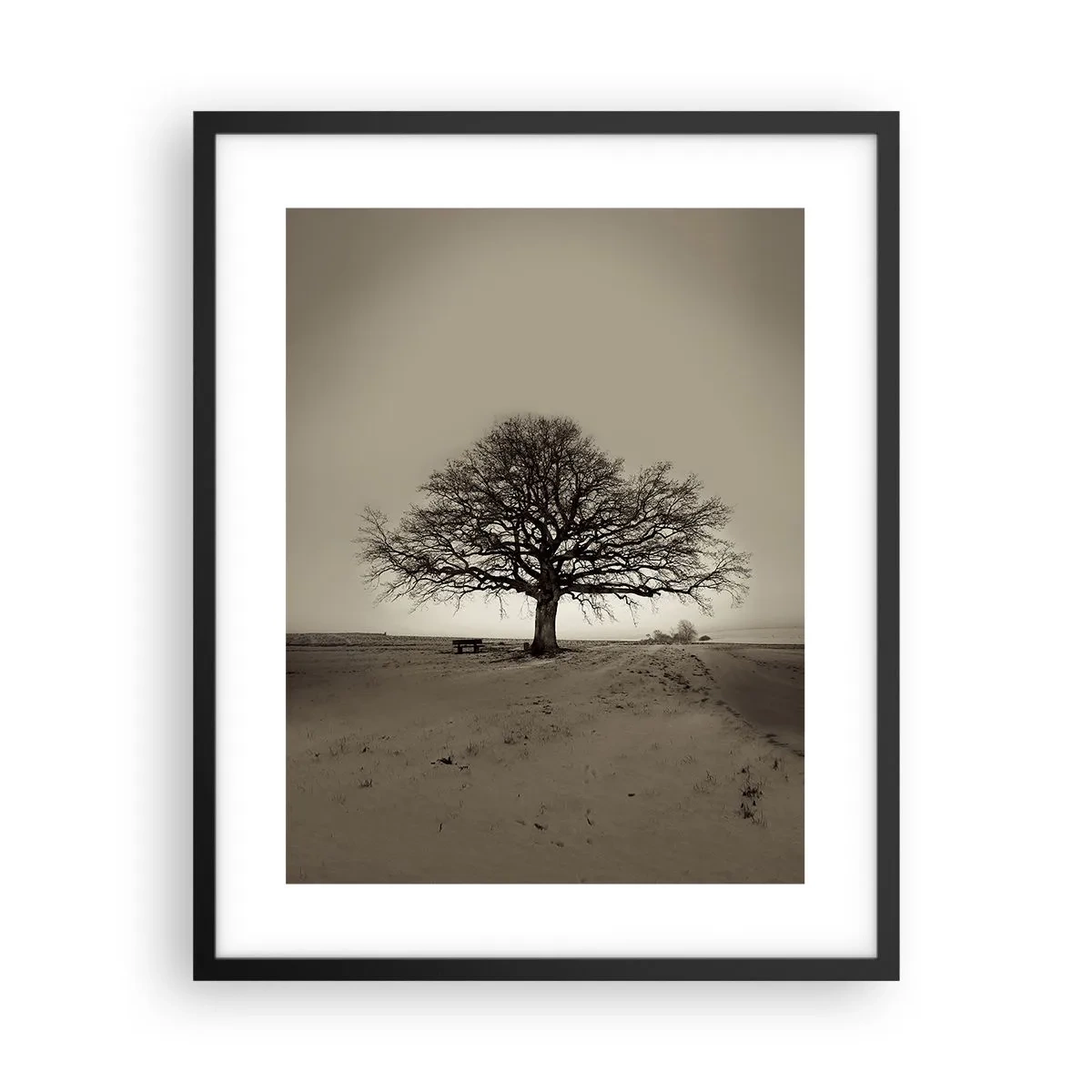 Pôster com moldura preta - Daqui para a eternidade - 40x50 cm