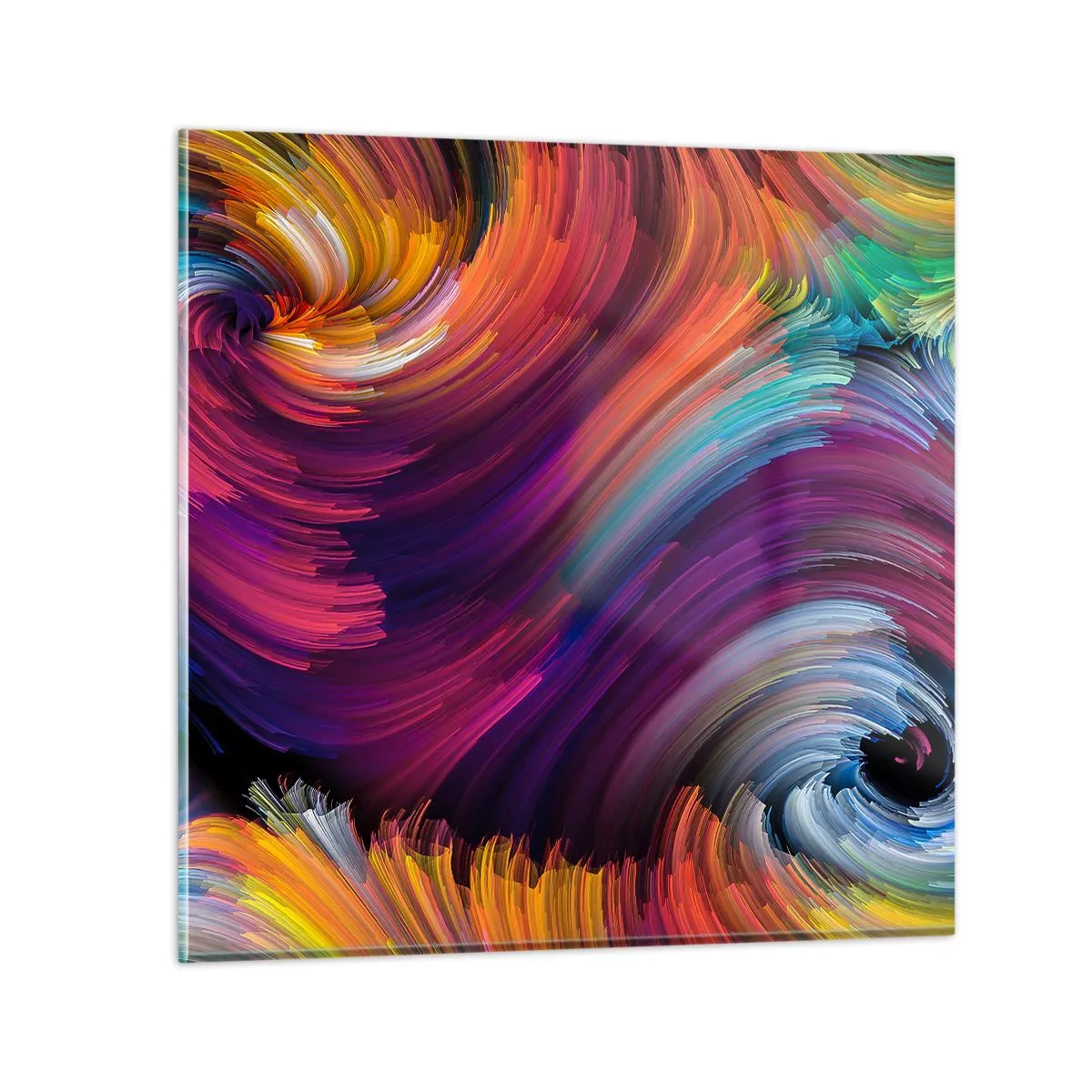 Quadro em vidro - O início de um novo mundo - 70x70 cm