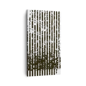 Quadro em tela - Ritmo e ruído - 45x80 cm