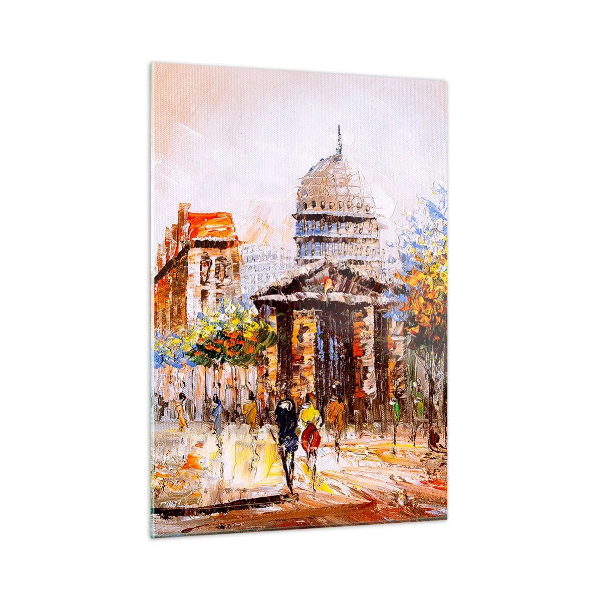 Quadro em vidro - Passeio por Paris - 50x70 cm