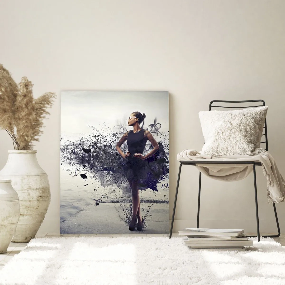 Quadro em vidro - Vénus africana - 50x70 cm