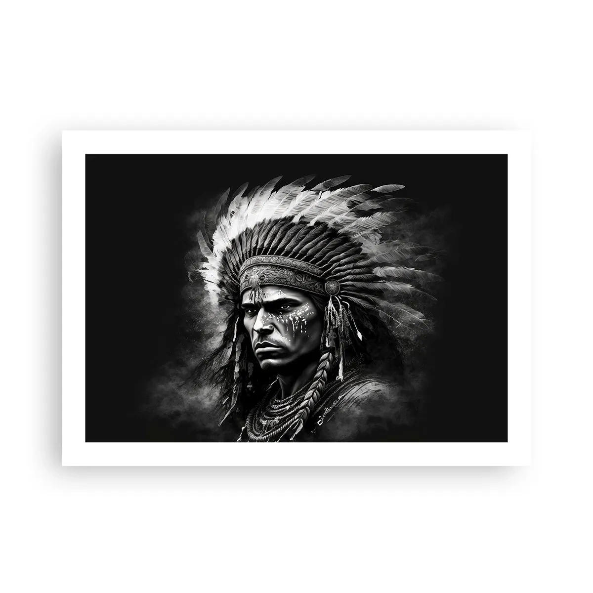 Pôster - Um líder e um guerreiro - 70x50 cm