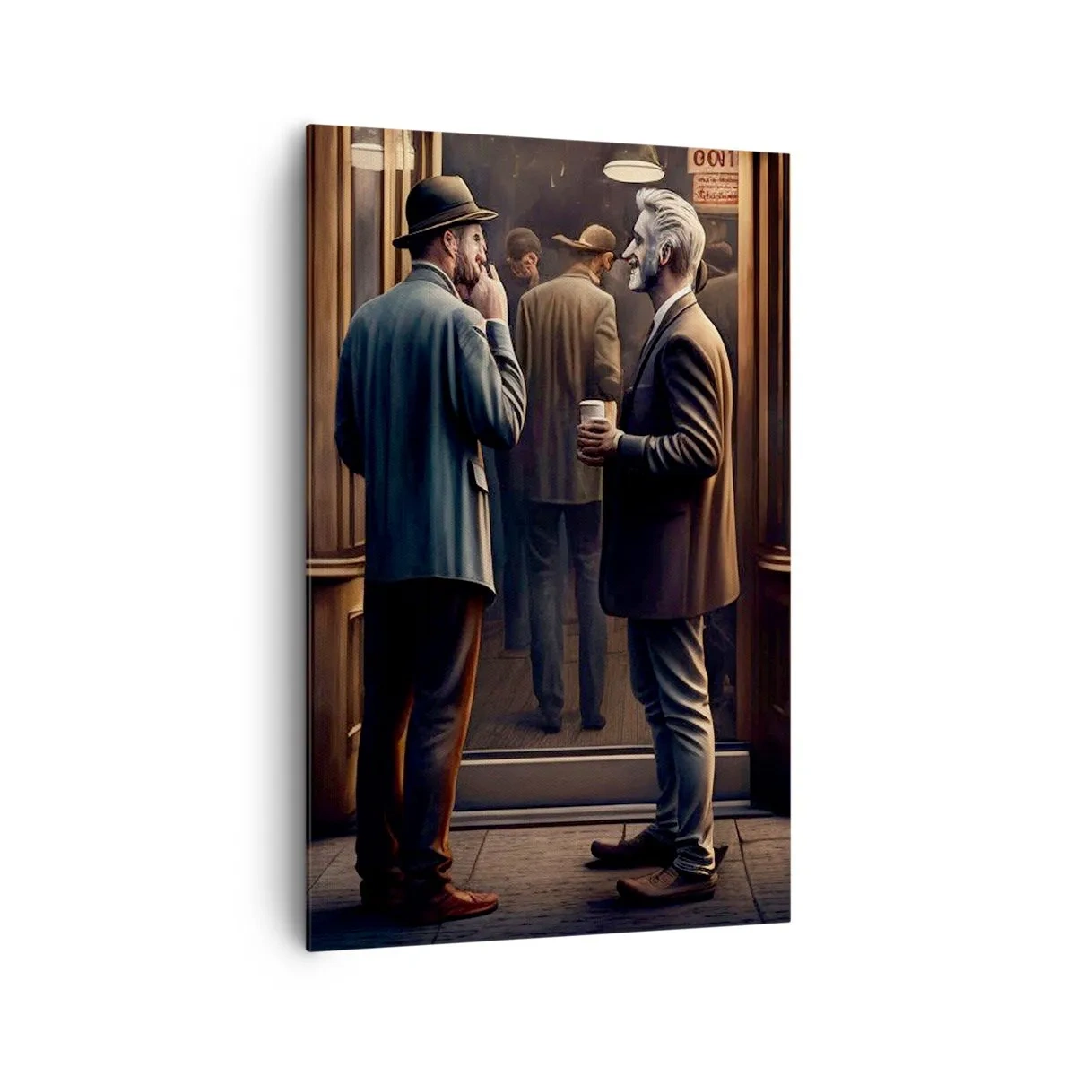 Quadro em tela - Boa hora do dia - 80x120 cm