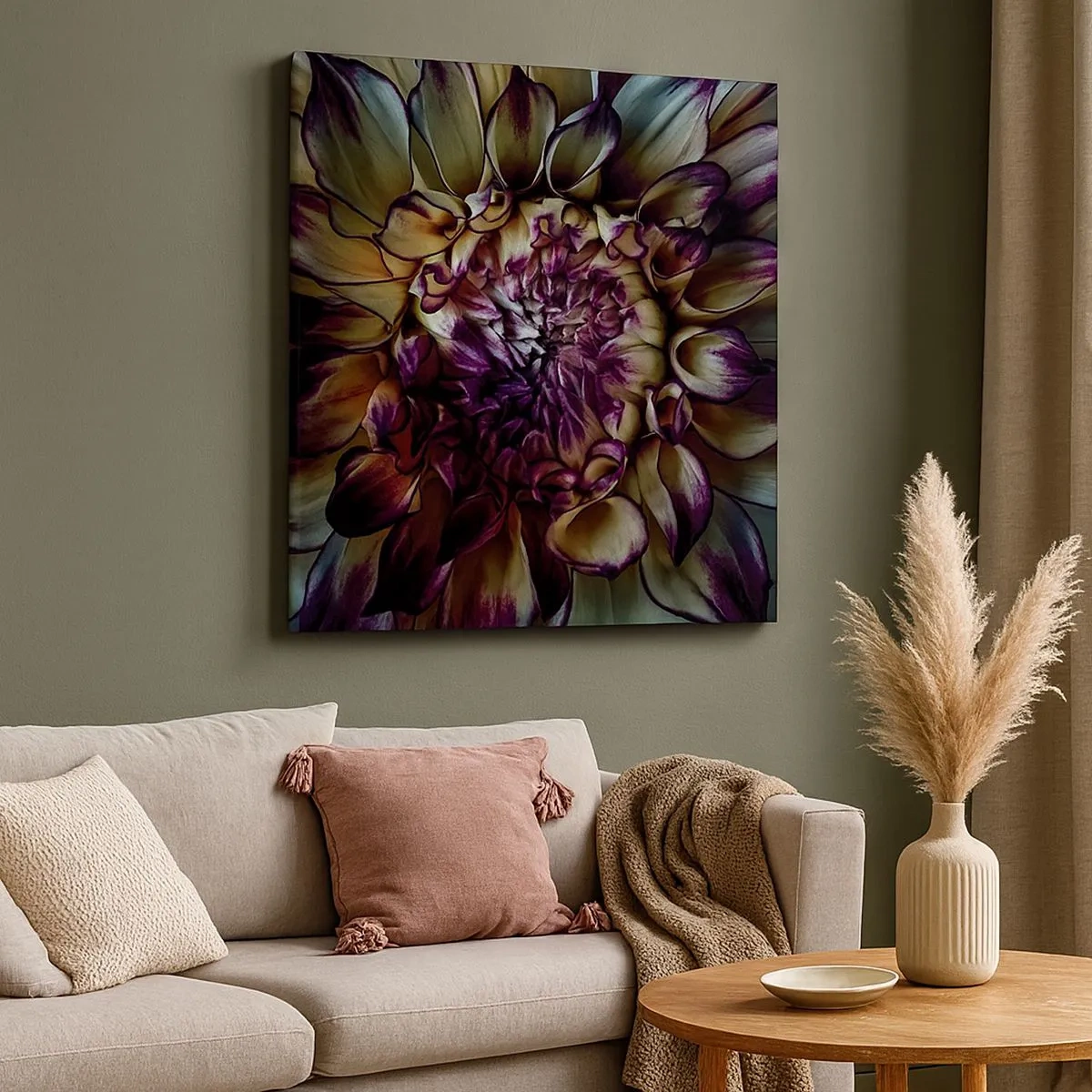 Quadro em tela - O florescimento da juventude - 30x30 cm