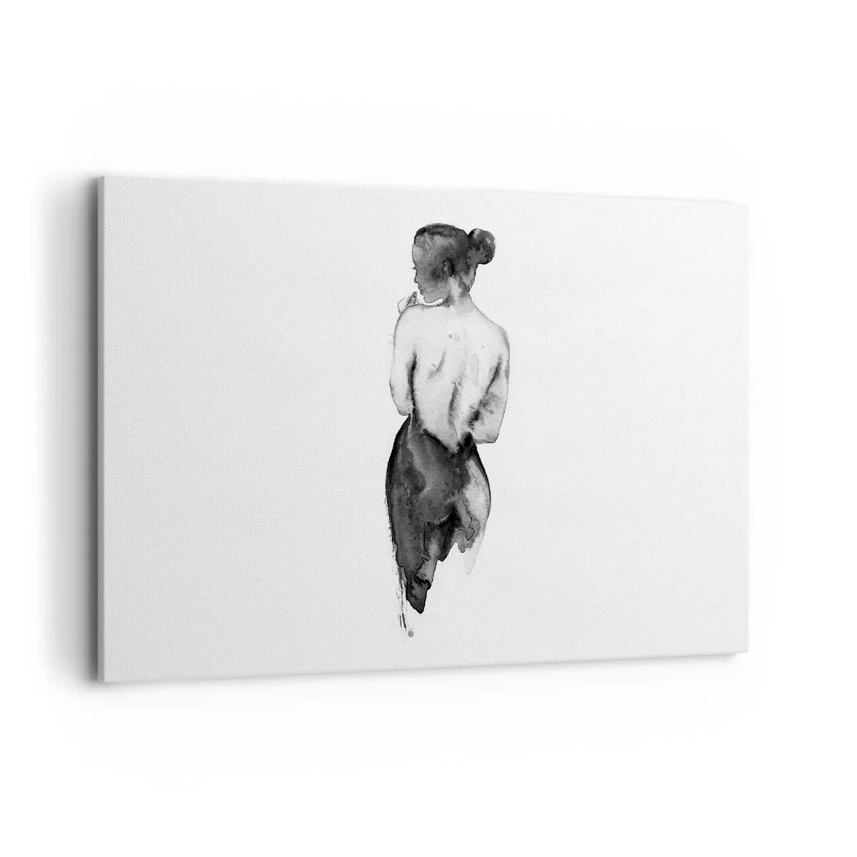 Quadro em tela - Com ela, o mundo desaparece - 120x80 cm