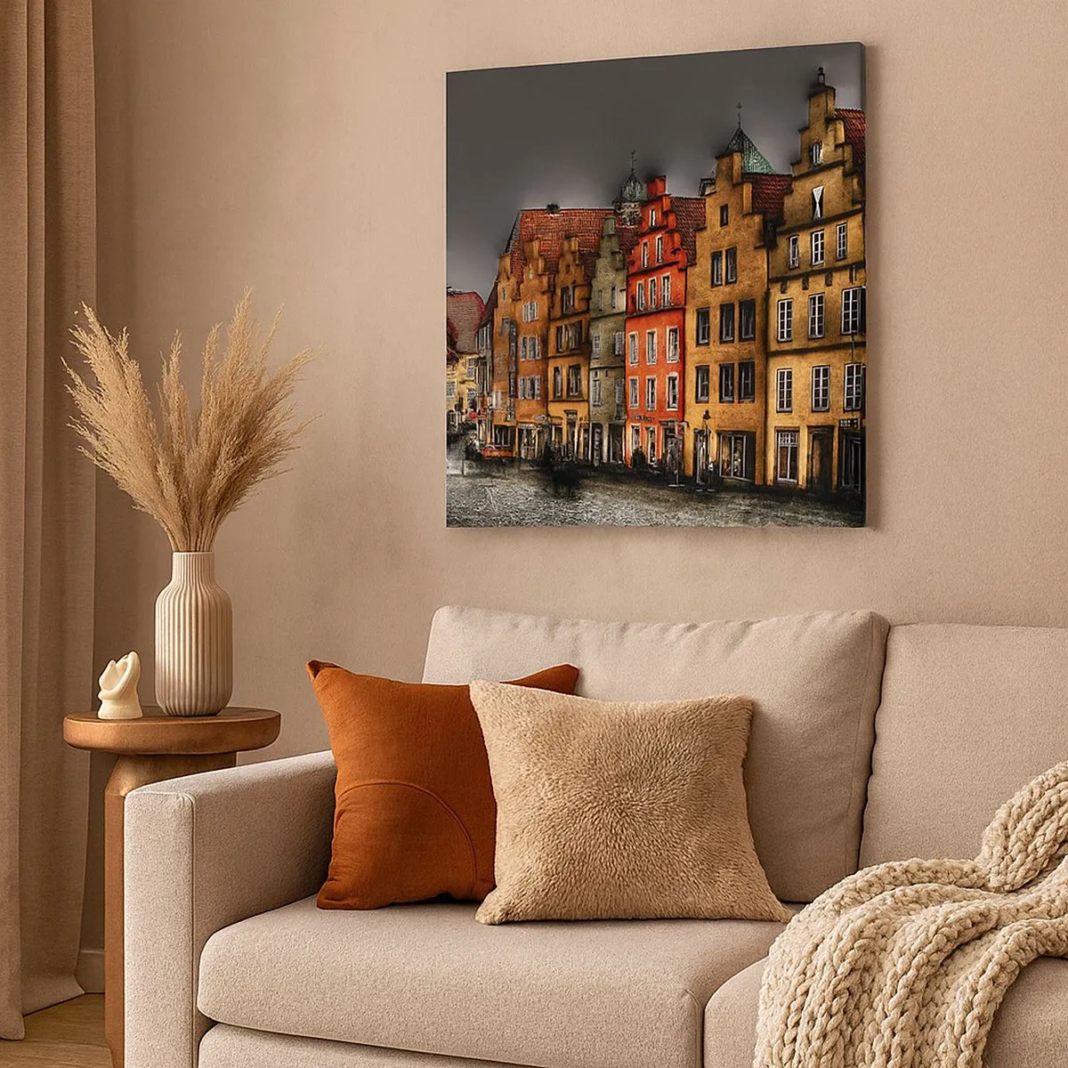 Quadro em tela - Falta apenas uma carruagem encantada - 30x30 cm