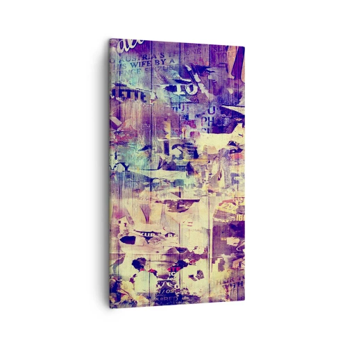 Quadro em tela - E isso é tudo o que resta - 45x80 cm